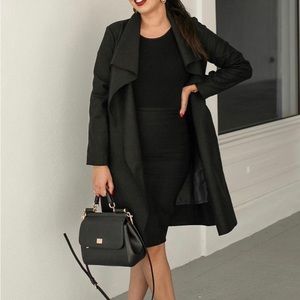 Black trench coat